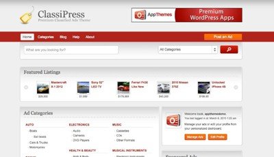 Tema Classipress 3.6.1v